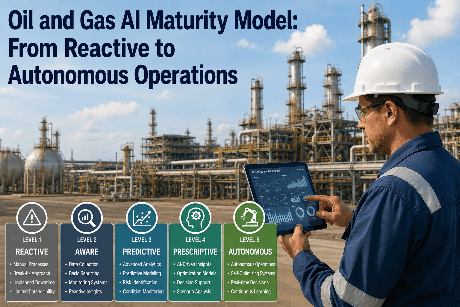 oil-gas-ai-maturity-model-reactive-to-autonomous-operations