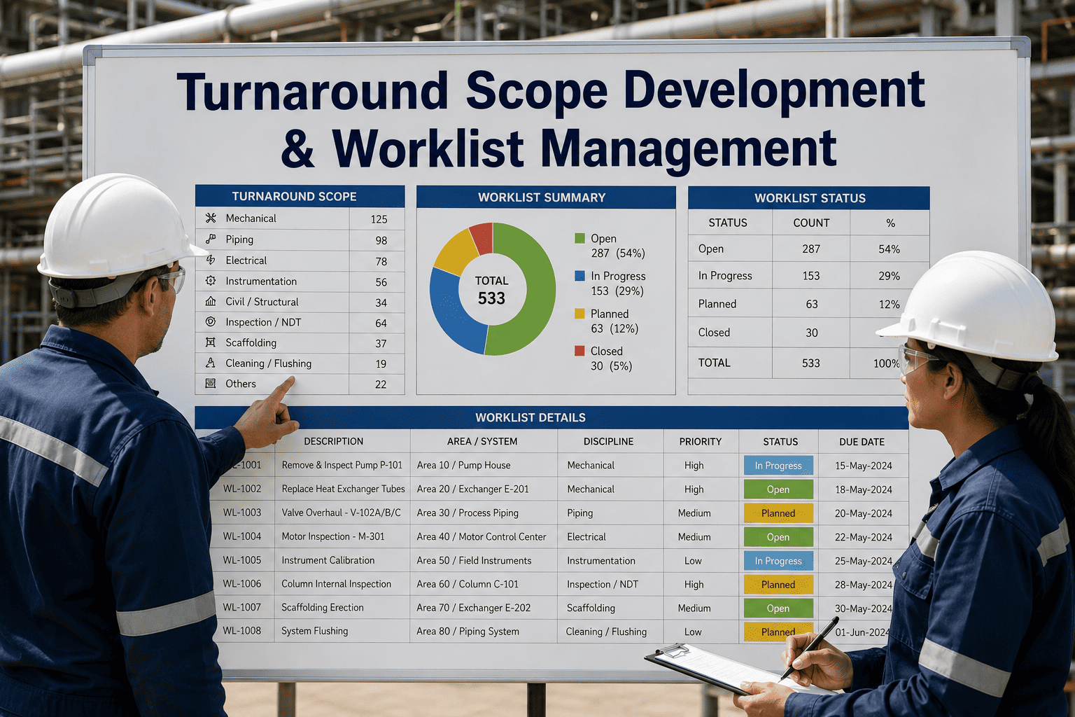 turnaround-scope-development-worklist-management