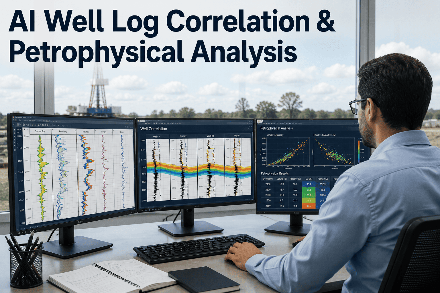 well-log-correlation-ai-petrophysical-analysis