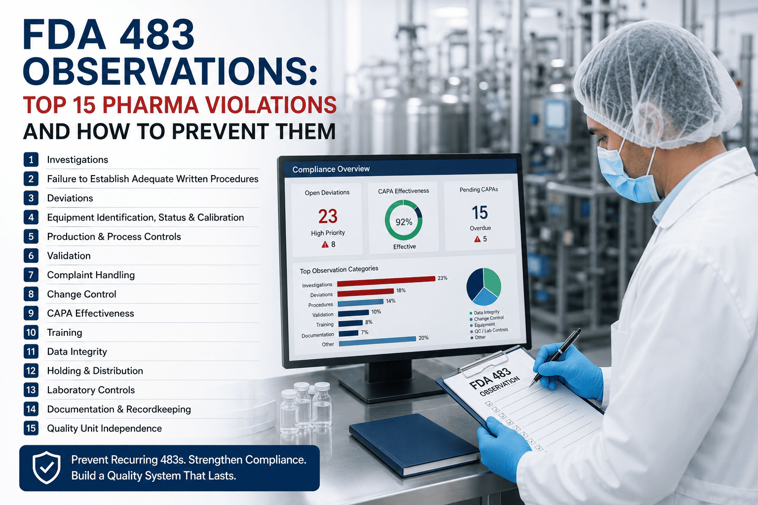 fda-483-observations-top-15-pharma-violations-and-how-to-prevent-them