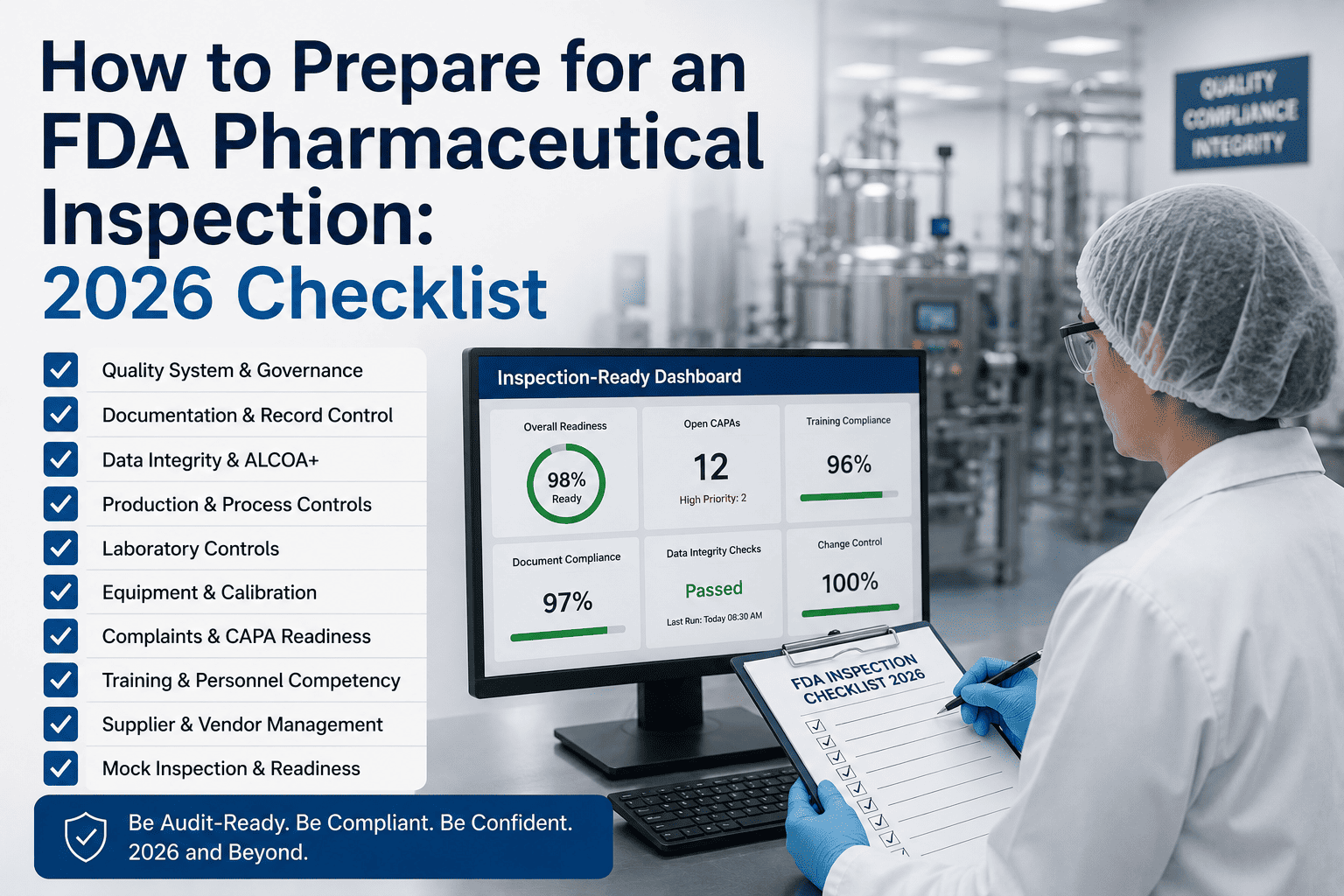 fda-pharmaceutical-inspection-preparation-checklist