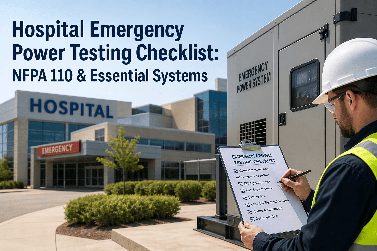 hospital-emergency-power-testing-checklist-nfpa-110-essential
