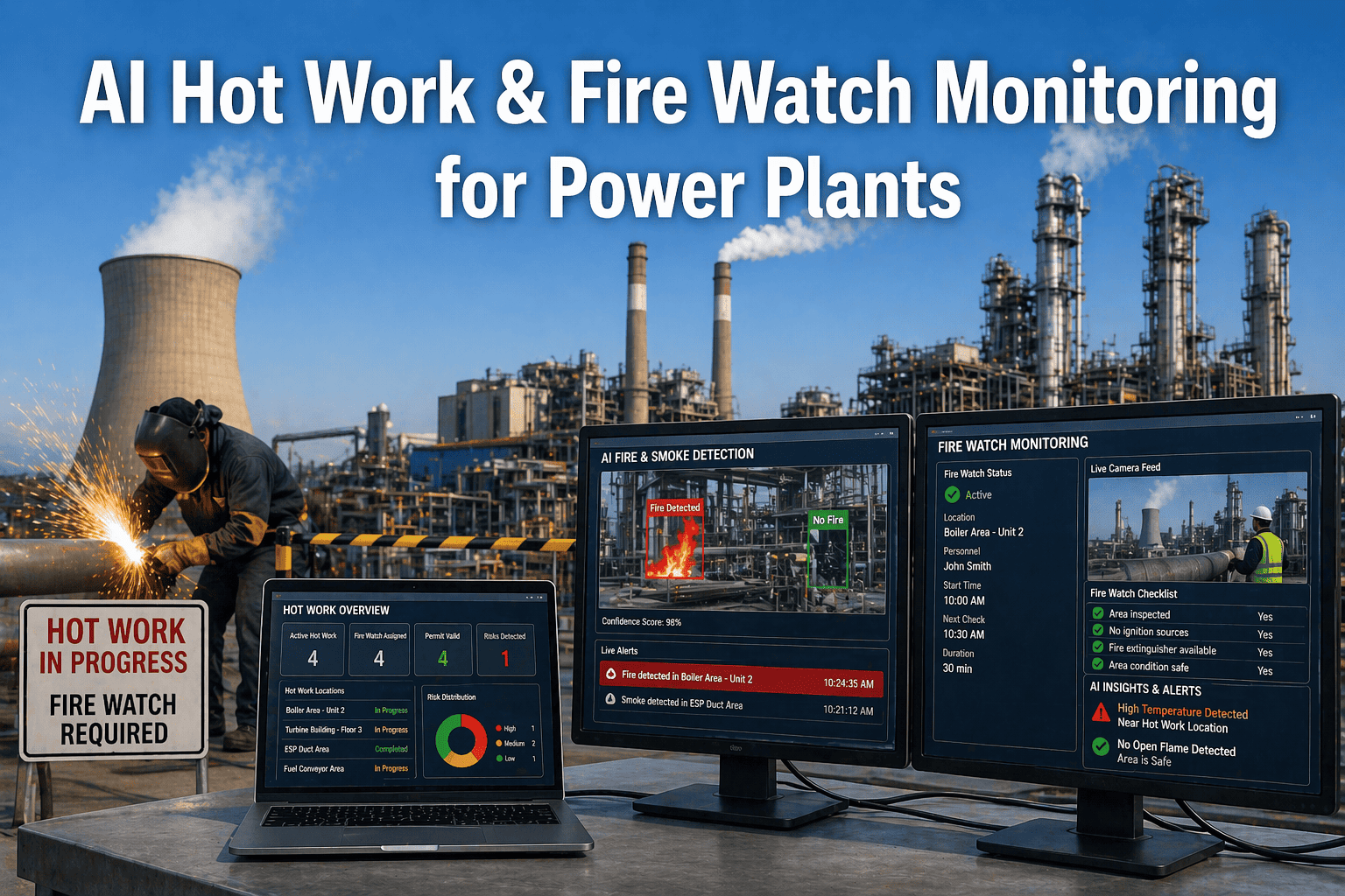 ai-hot-work-fire-watch-monitoring-power-plant