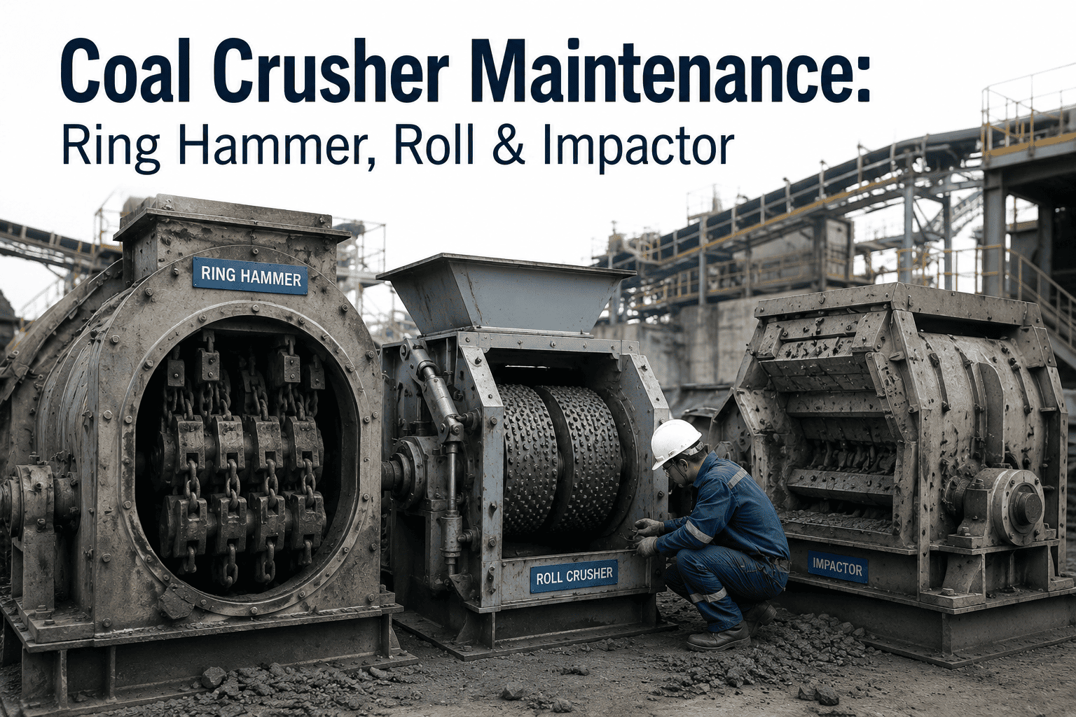 coal-crusher-maintenance-ring-hammer-roll-impactor
