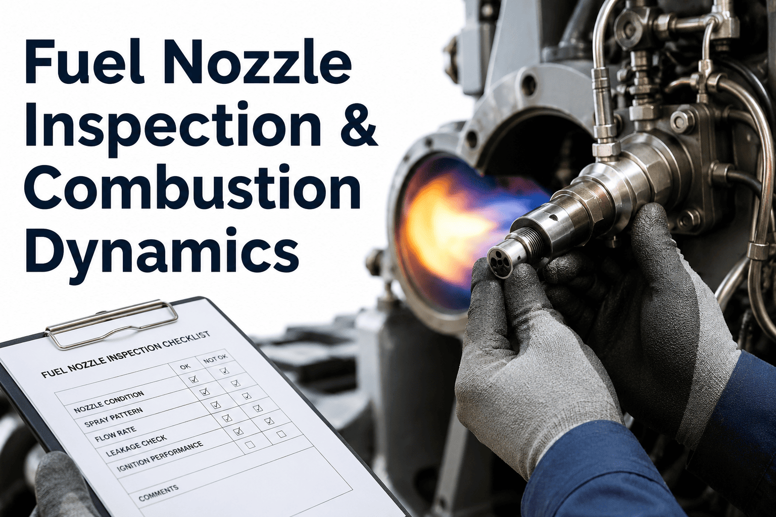 gas-turbine-fuel-nozzle-inspection-combustion-dynamics