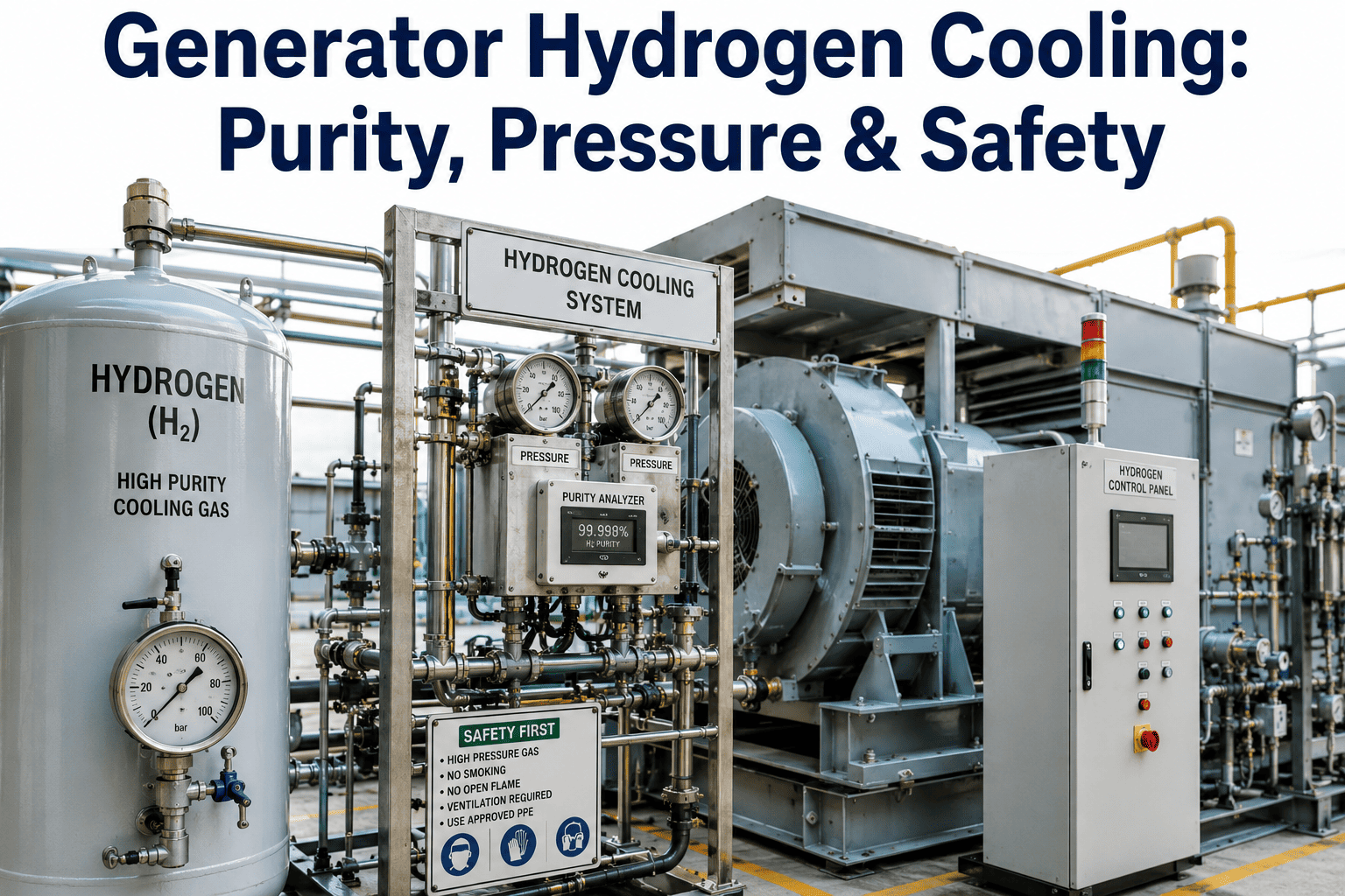 generator-hydrogen-cooling-system-purity-pressure