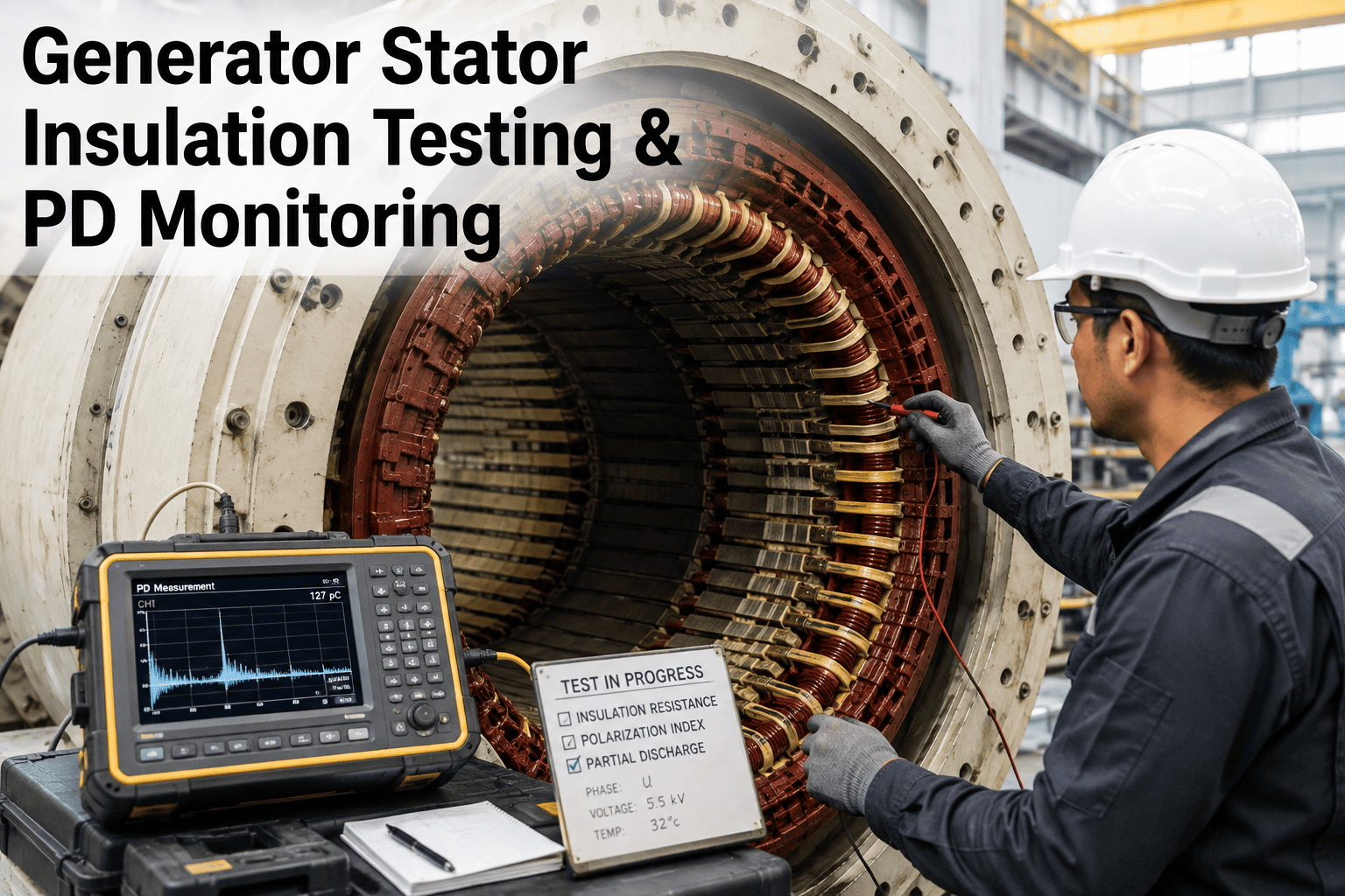 generator-stator-winding-insulation-testing-pd-monitoring