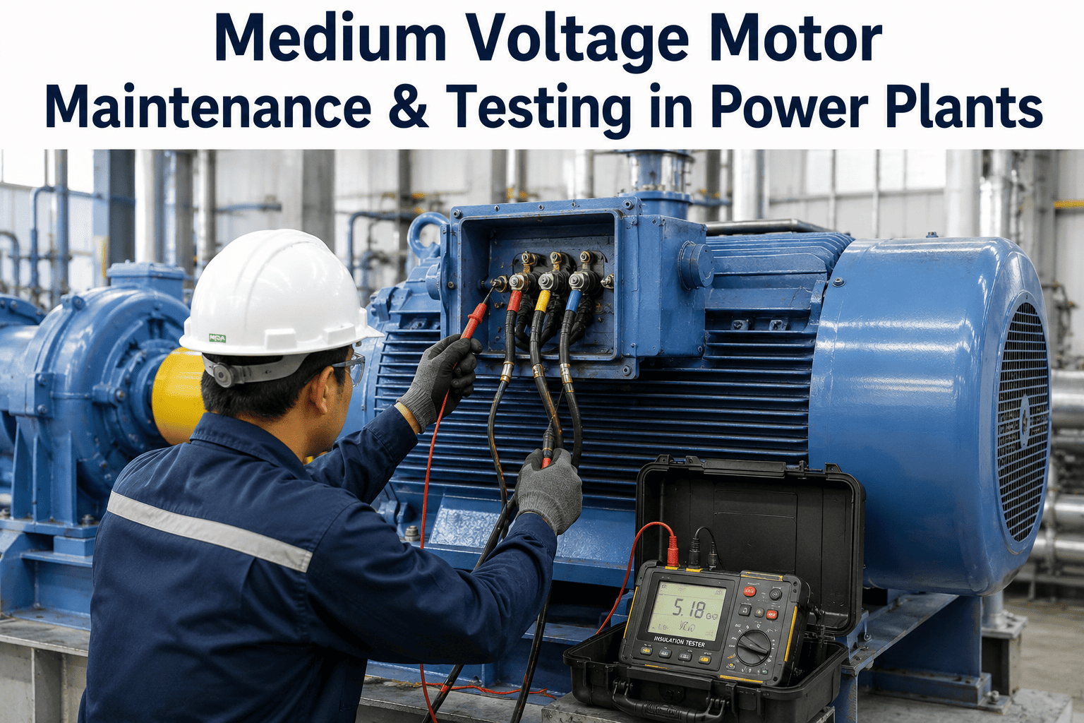 medium-voltage-motor-maintenance-testing-power-plant