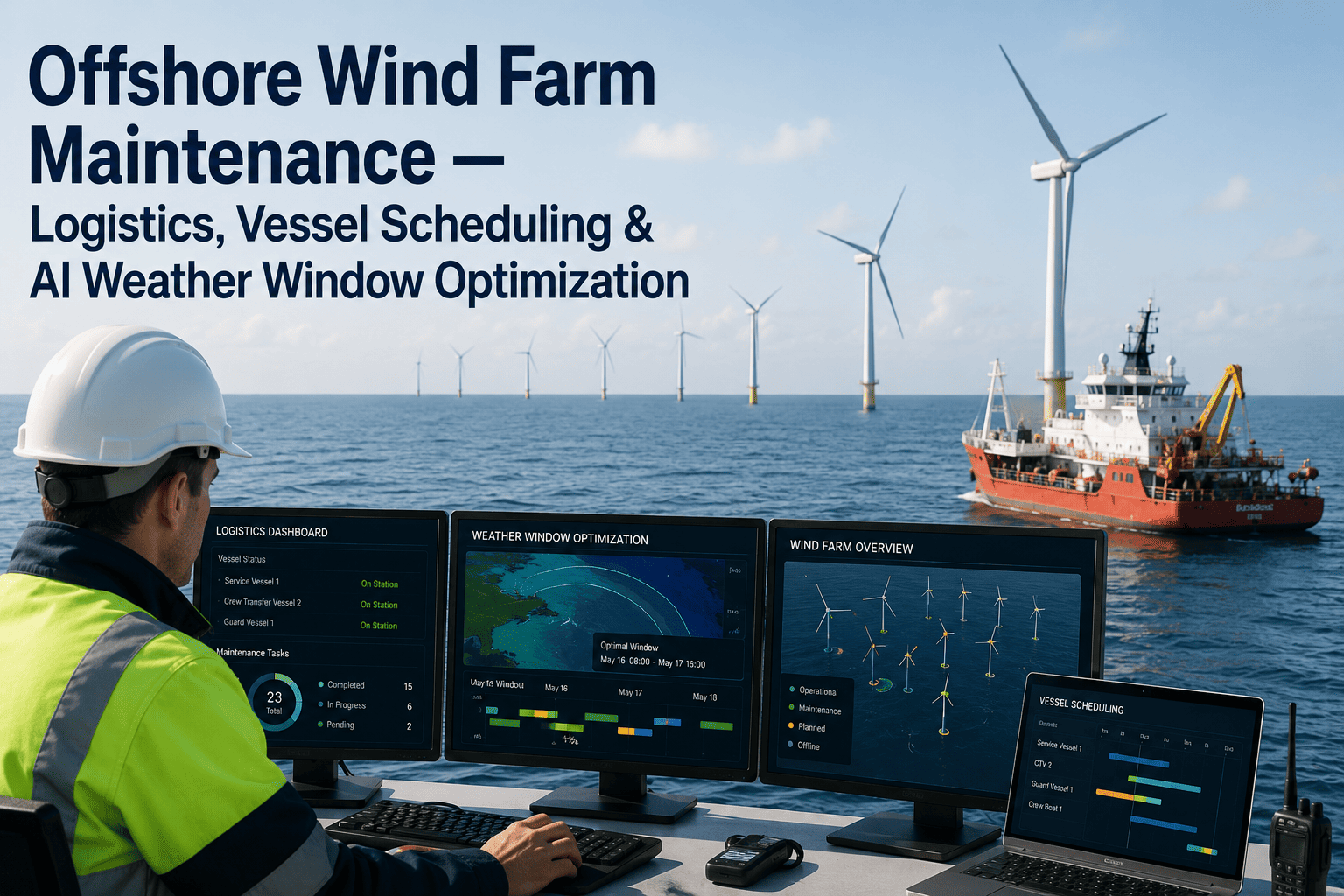 offshore-wind-farm-maintenance-logistics-vessel-scheduling-ai