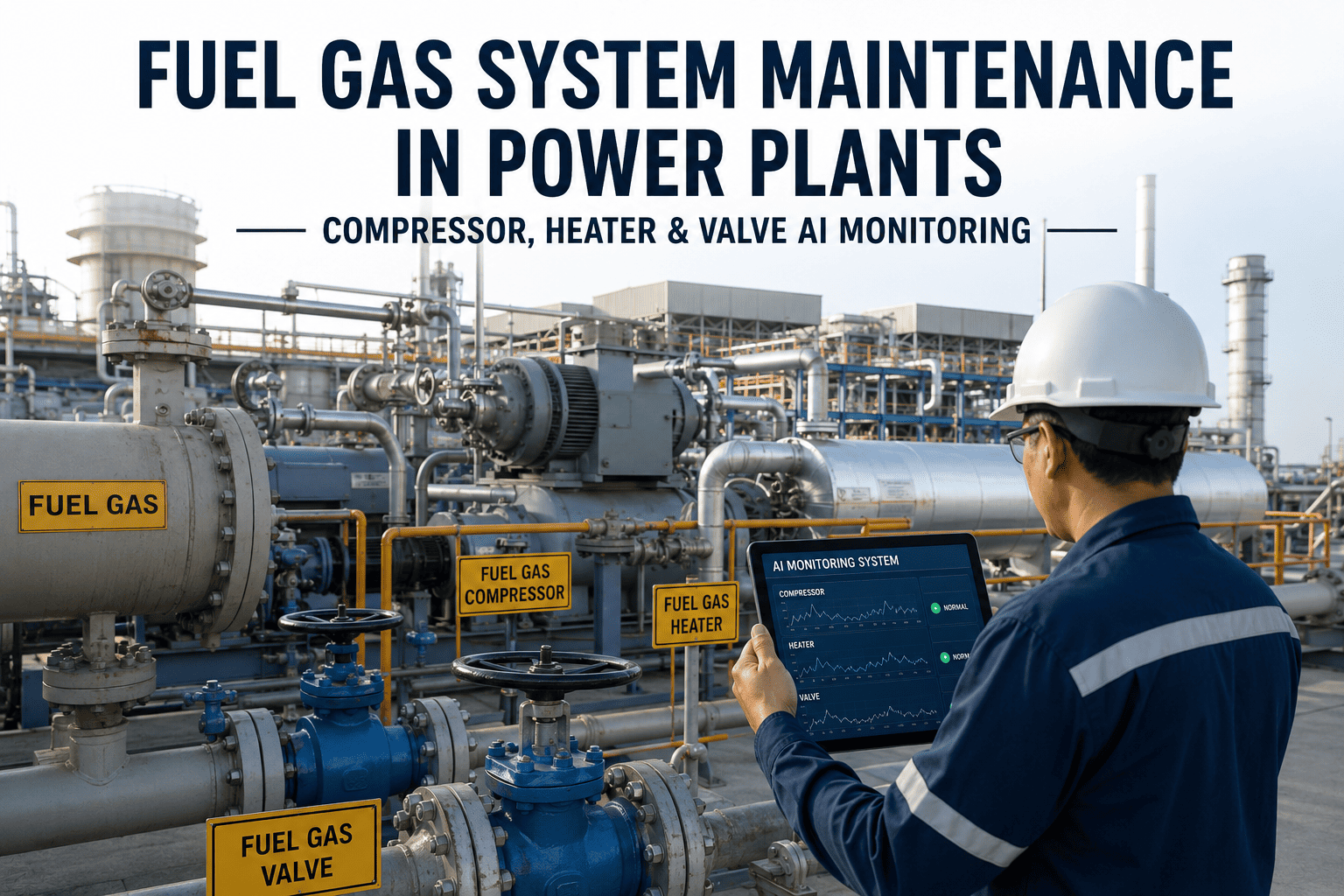 power-plant-fuel-gas-system-maintenance-compressor-heater-ai
