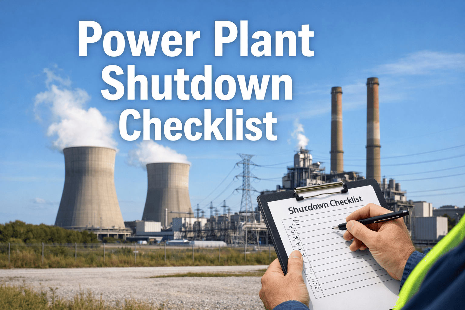 power-plant-shutdown-turnaround-checklist