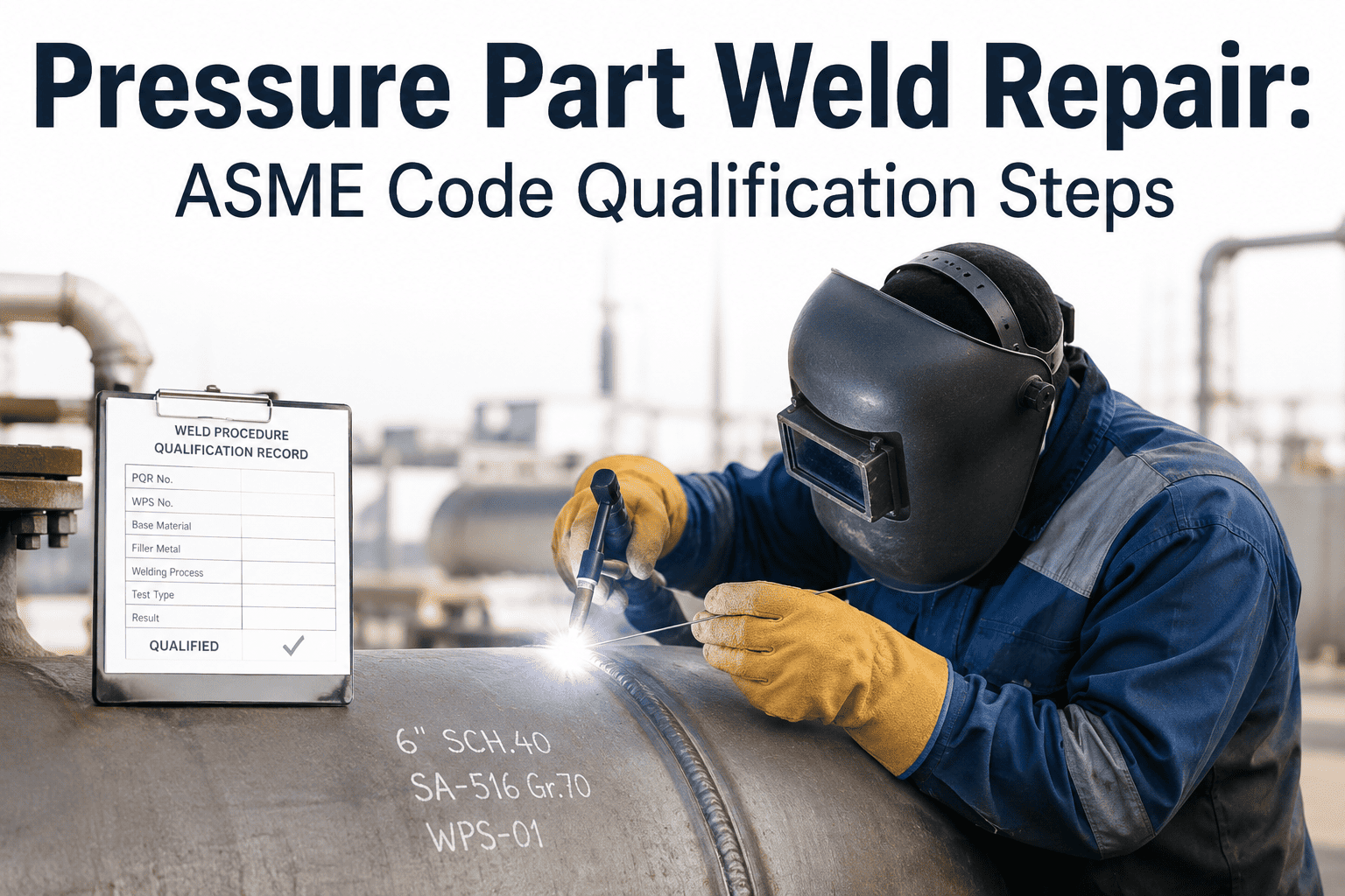 pressure-part-weld-repair-asme-code-qualification