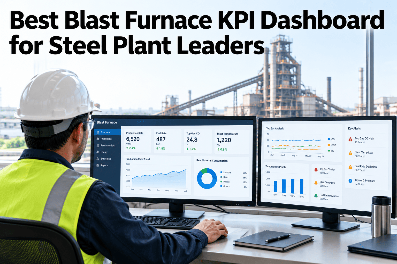 best-blast-furnace-kpi-dashboard-for-steel-plant-leaders