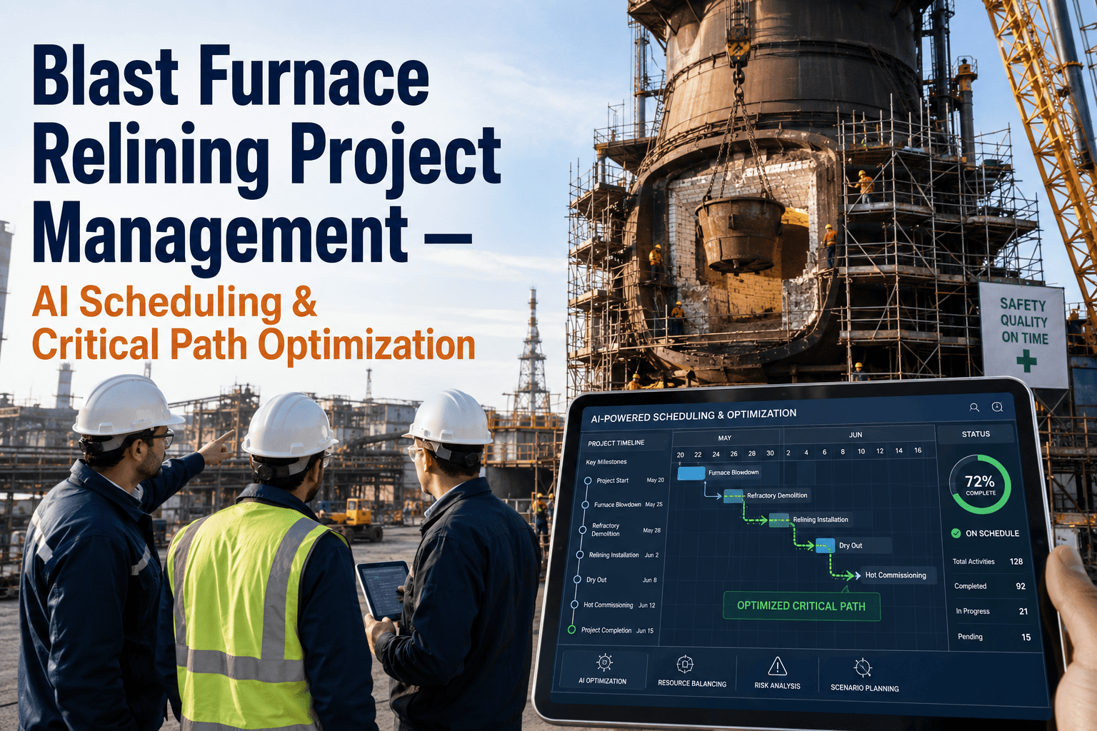 blast-furnace-relining-project-management-ai-scheduling