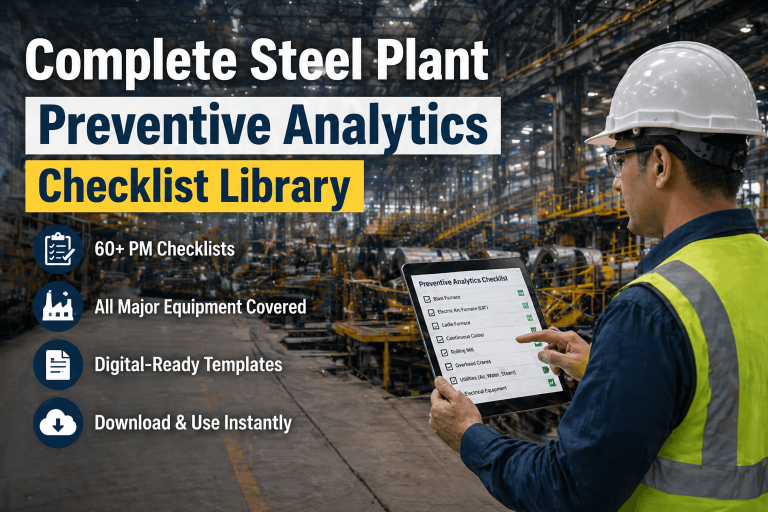 complete-steel-plant-preventive-analytics-checklist-library