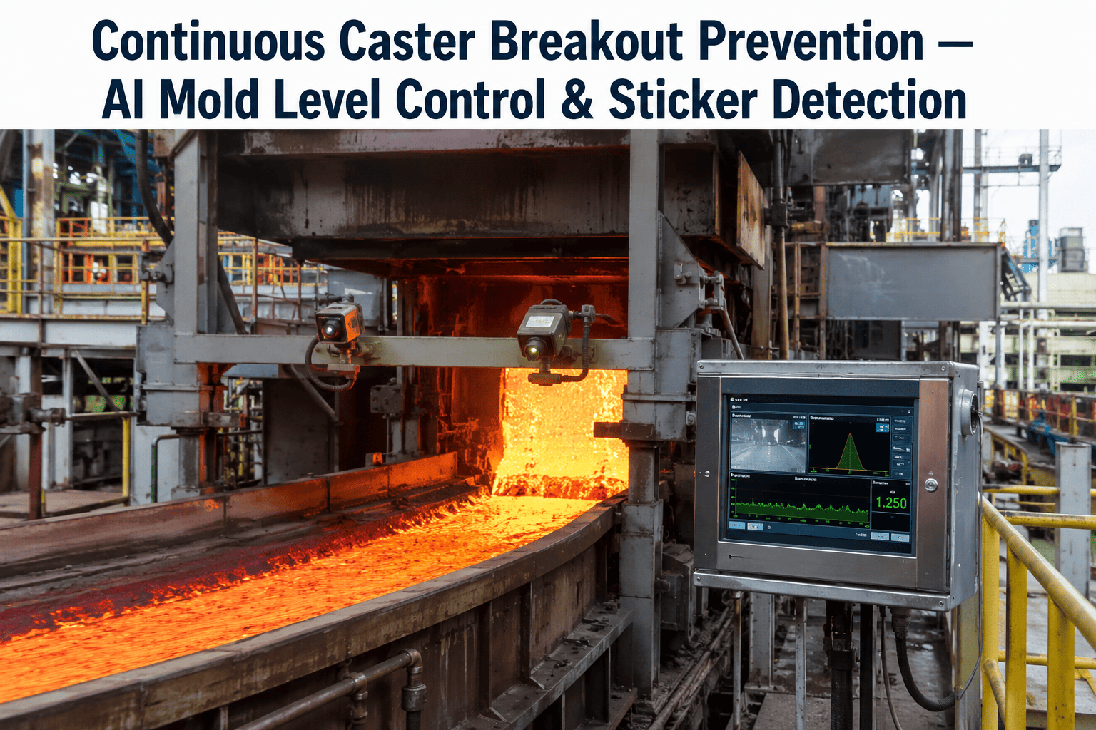 continuous-caster-breakout-prevention-mold-level-ai