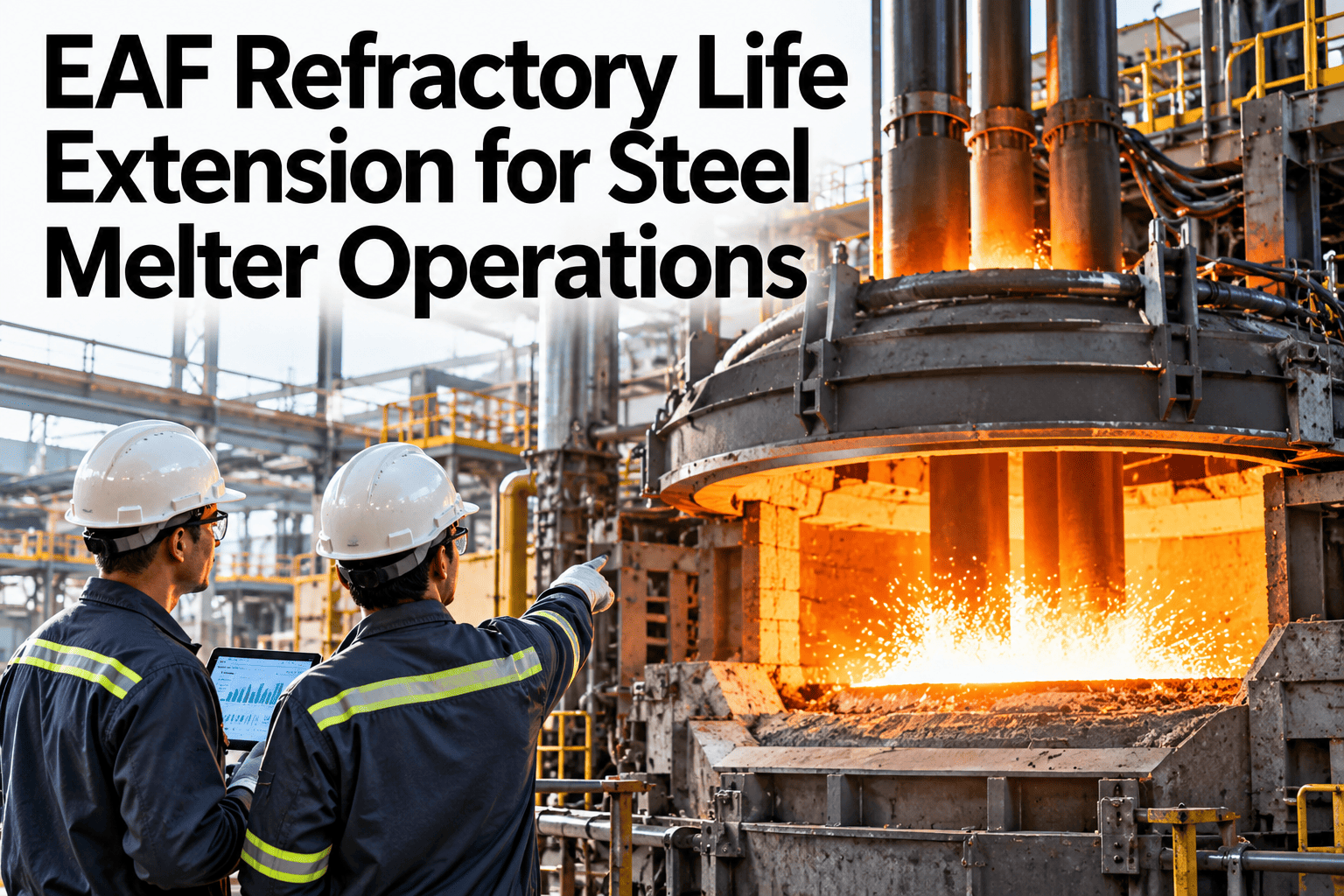 eaf-refractory-life-extension-for-steel-melter-operations