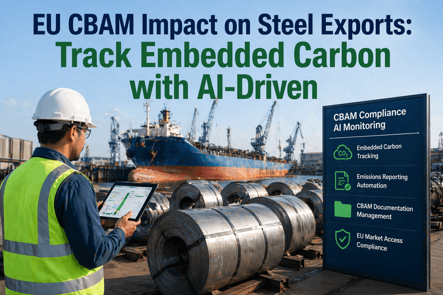 eu-cbam-impact-on-steel-exports-track-embedded-carbon-with-ai-driven