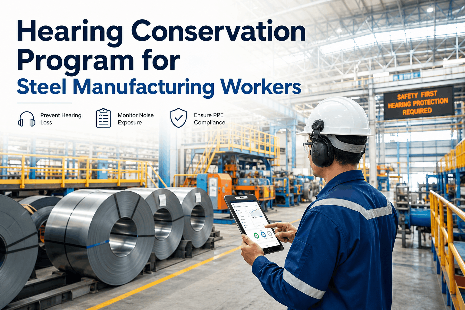 hearing-conservation-program-for-steel-manufacturing-workers