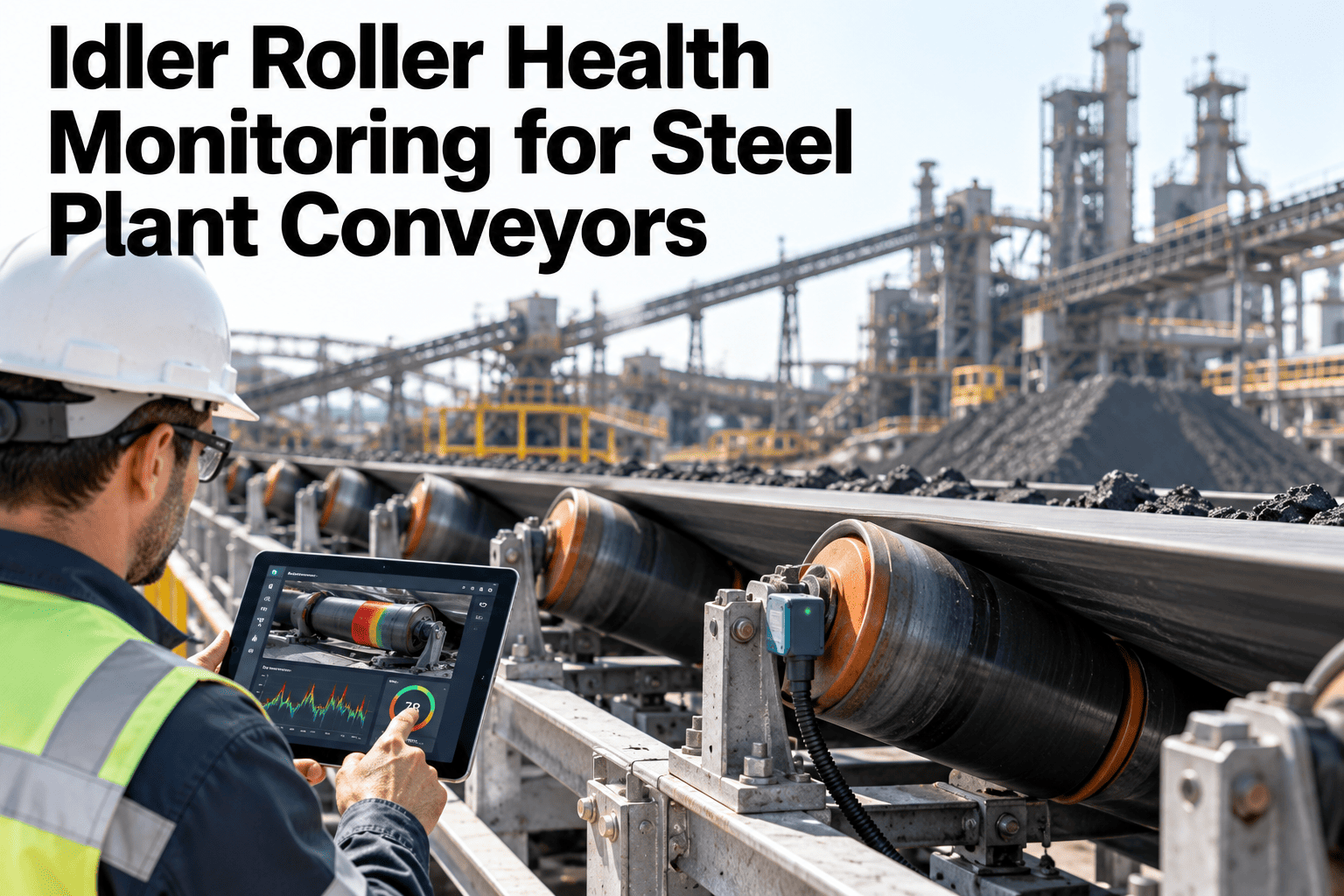 idler-roller-health-monitoring-for-steel-plant-conveyors