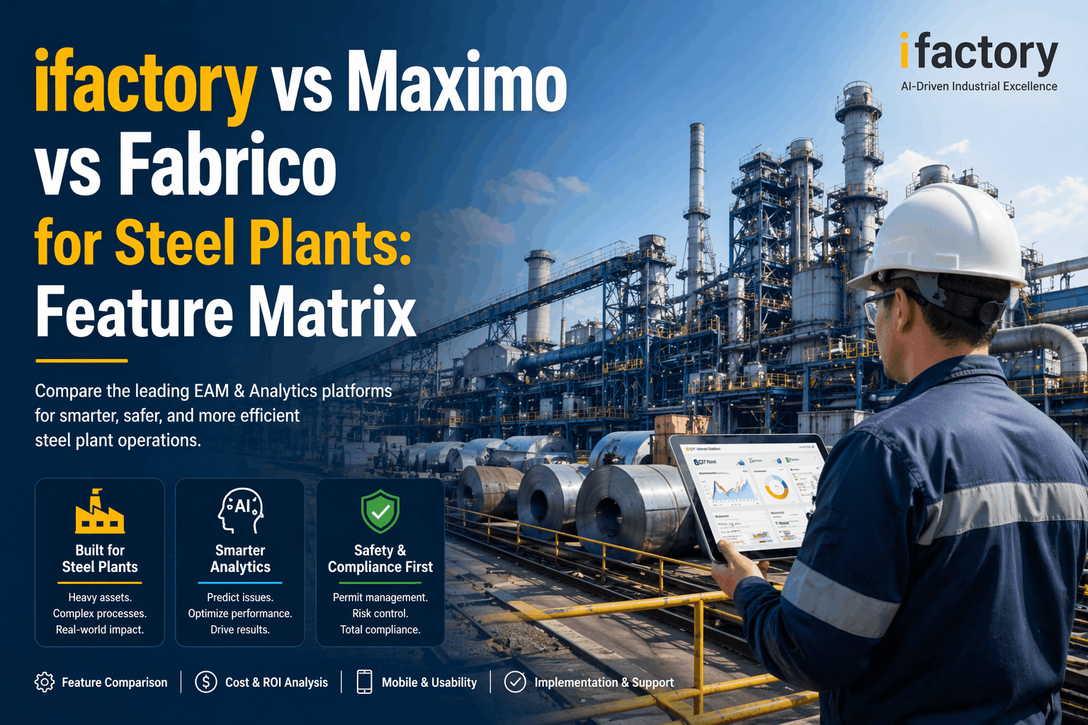 ifactory-vs-maximo-vs-fabrico-for-steel-plants-feature-matrix