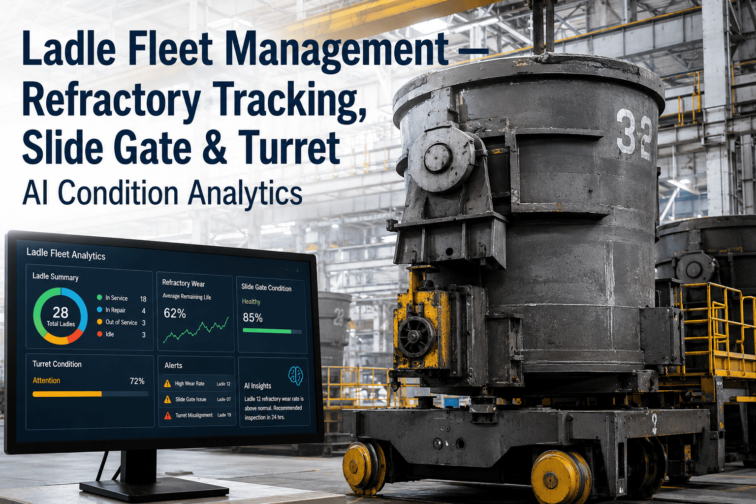 ladle-refractory-slide-gate-turret-fleet-ai