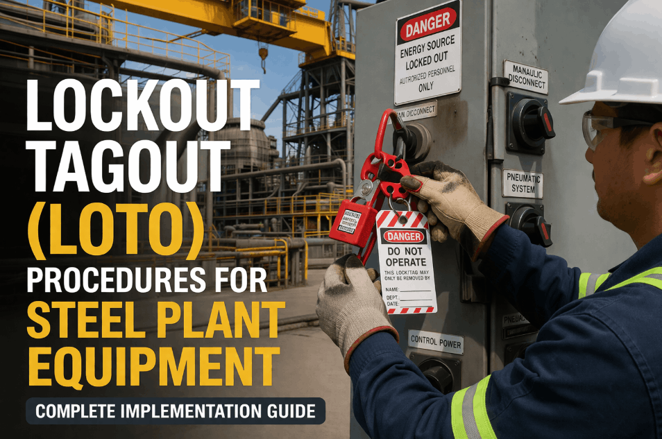 Lockout Tagout (LOTO) Procedures for Steel Plant Equipment: Complete ...