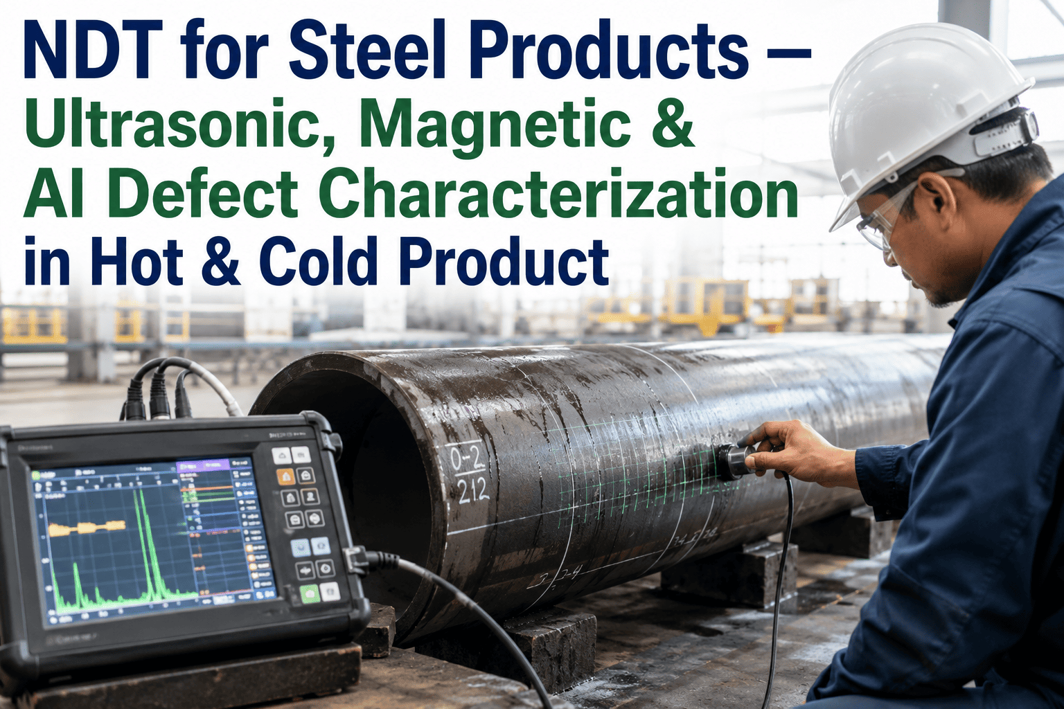 non-destructive-testing-ultrasonic-magnetic-steel-product-ai