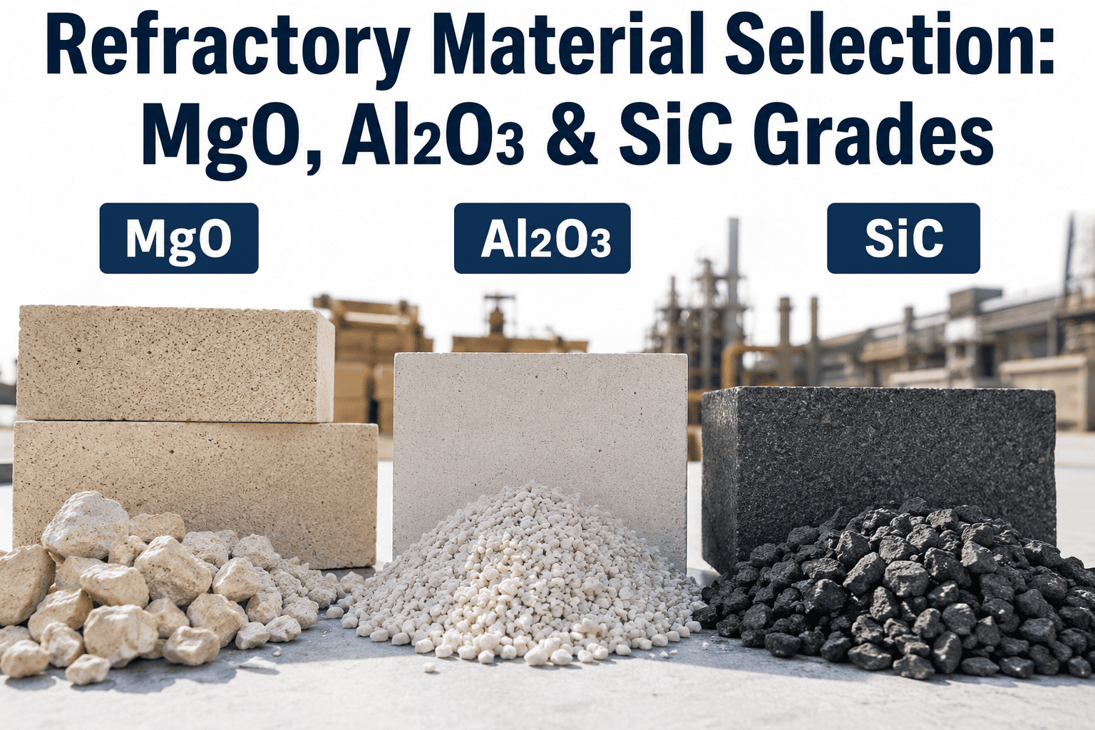 refractory-material-selection-mgo-al2o3-sic-grade