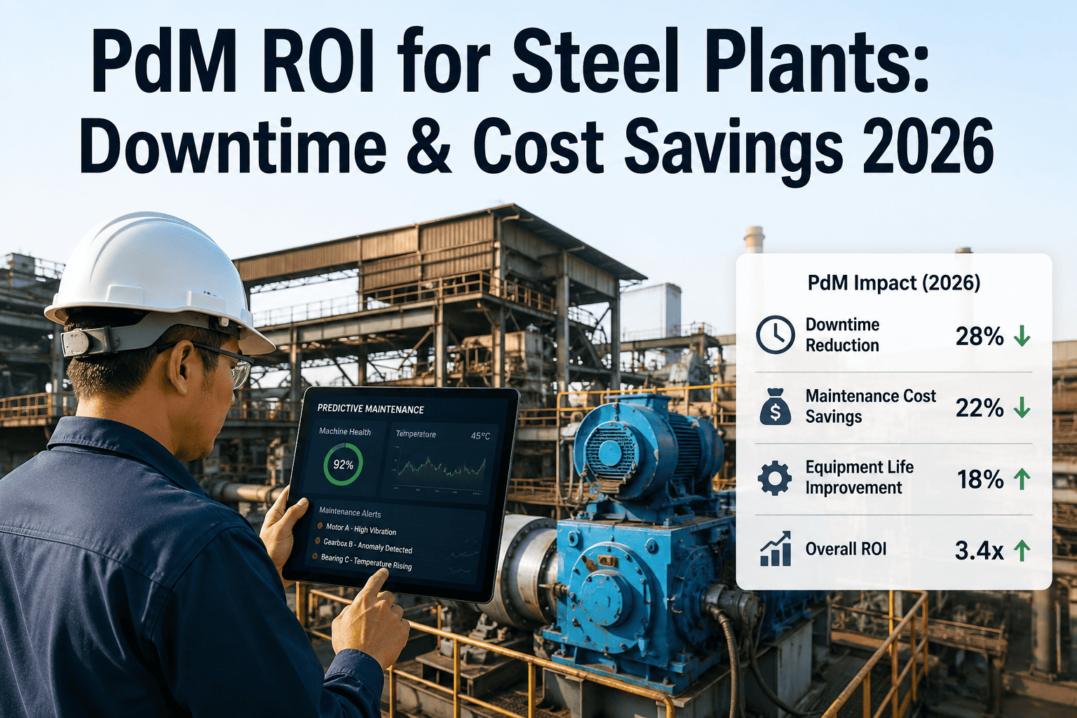 roi-predictive-maintenance-steel-plant-downtime-savings