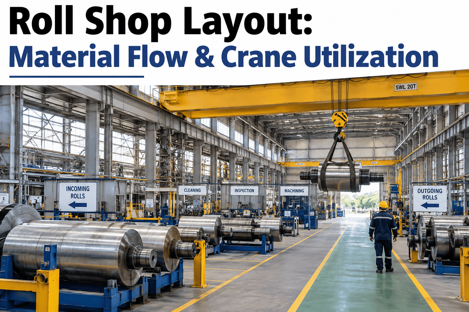 roll-shop-layout-material-flow-crane-utilization