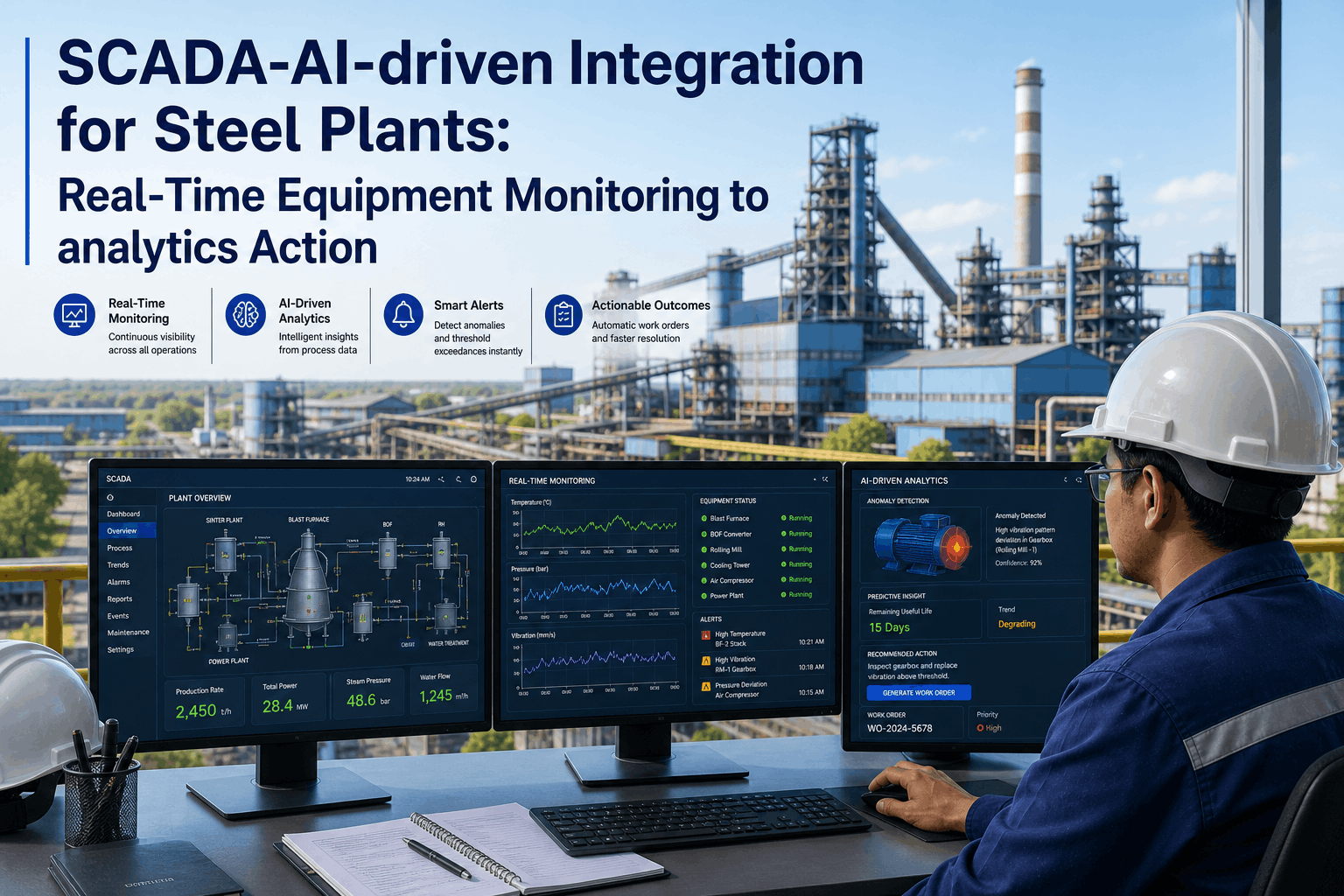 scada-ai-driven-integration-for-steel-plants-real-time-equipment-monitoring-to-analytics-action