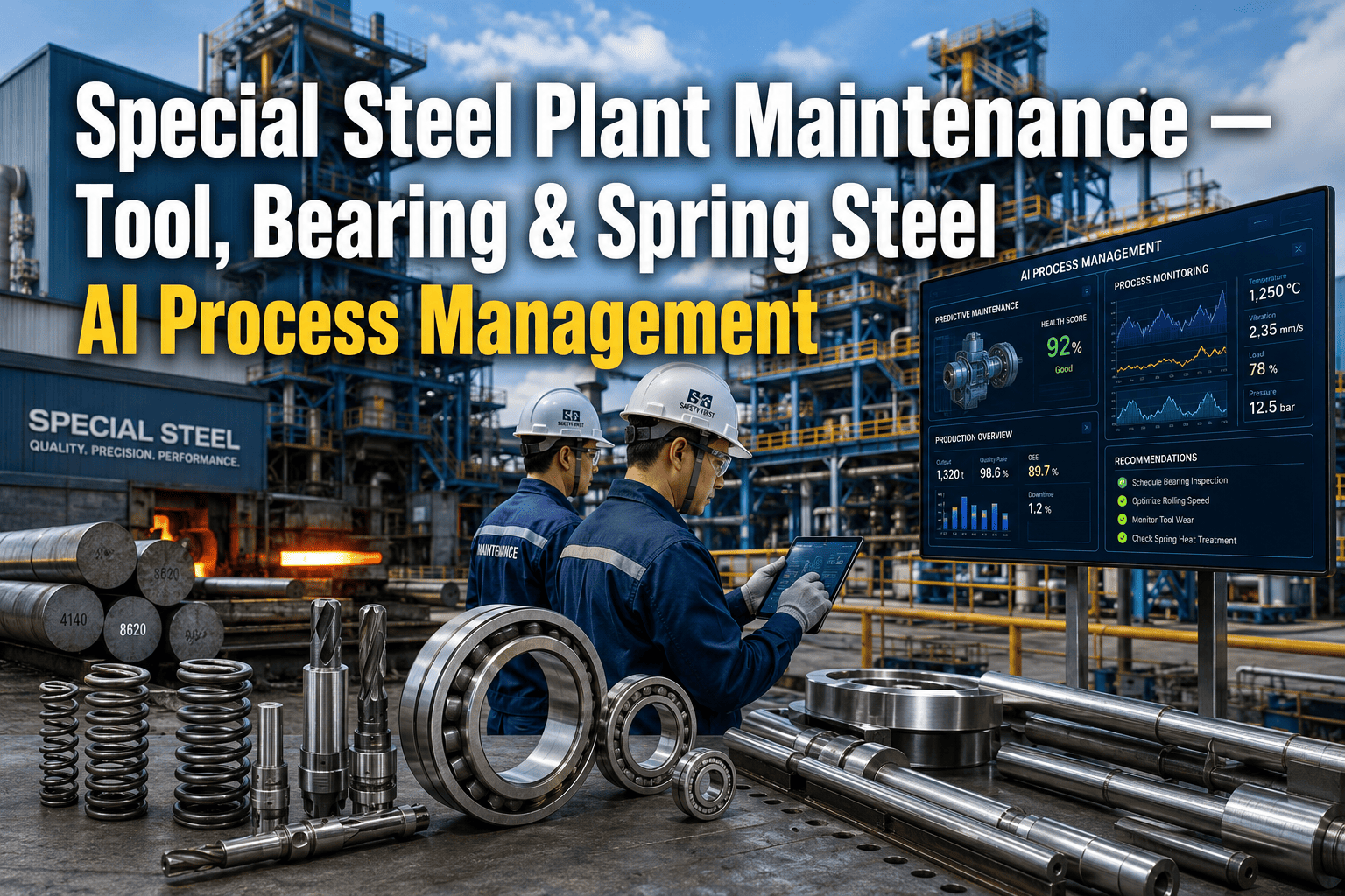 special-steel-plant-tool-bearing-spring-alloy-maintenance-ai