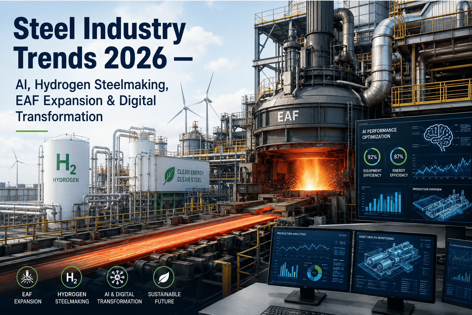 steel-industry-trends-2026-ai-hydrogen-eaf-digital