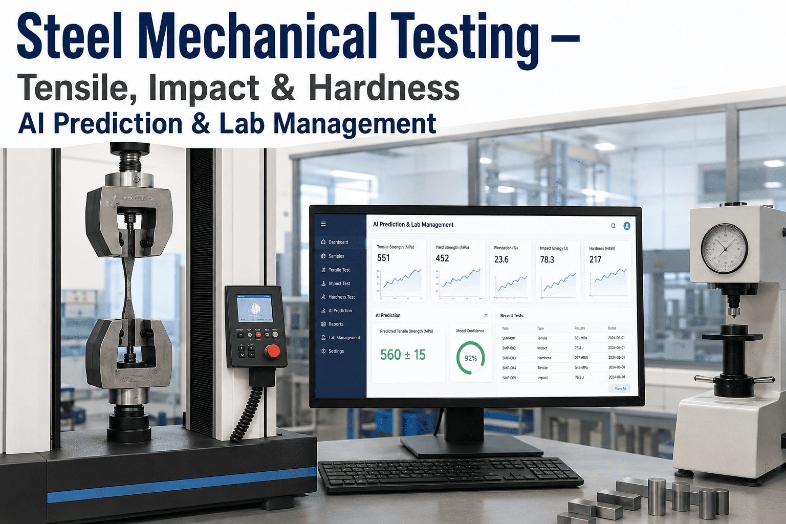 steel-mechanical-testing-tensile-impact-hardness-ai