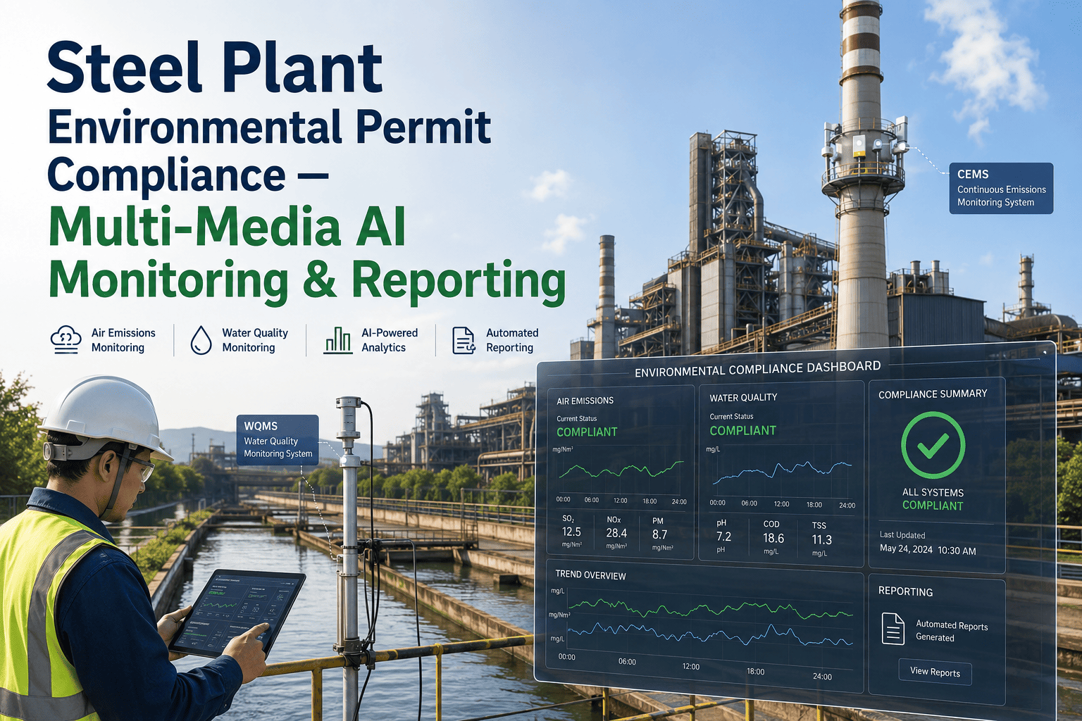 steel-plant-environmental-permit-compliance-multi-media-ai