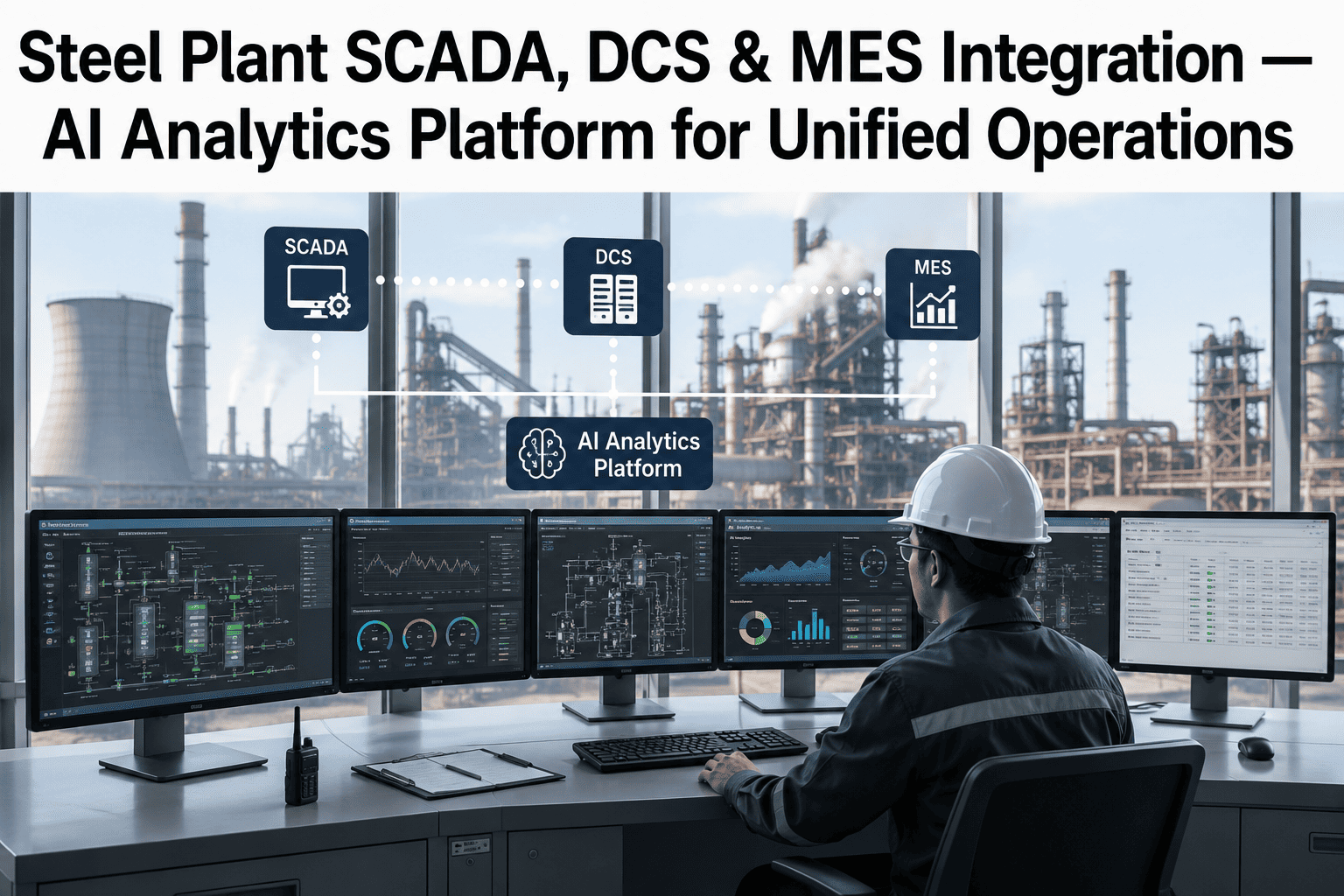 steel-plant-scada-dcs-mes-integration-ai-analytics