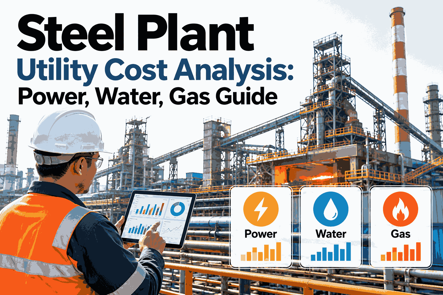 steel-plant-utility-cost-analysis-power-water-gas-guide