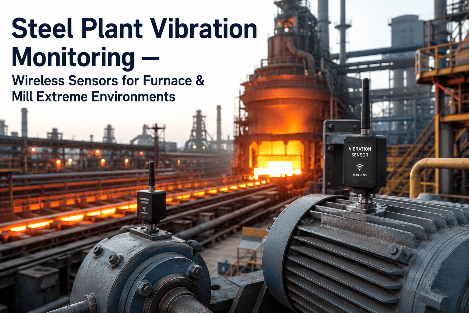 steel-plant-vibration-wireless-extreme-environment-ai