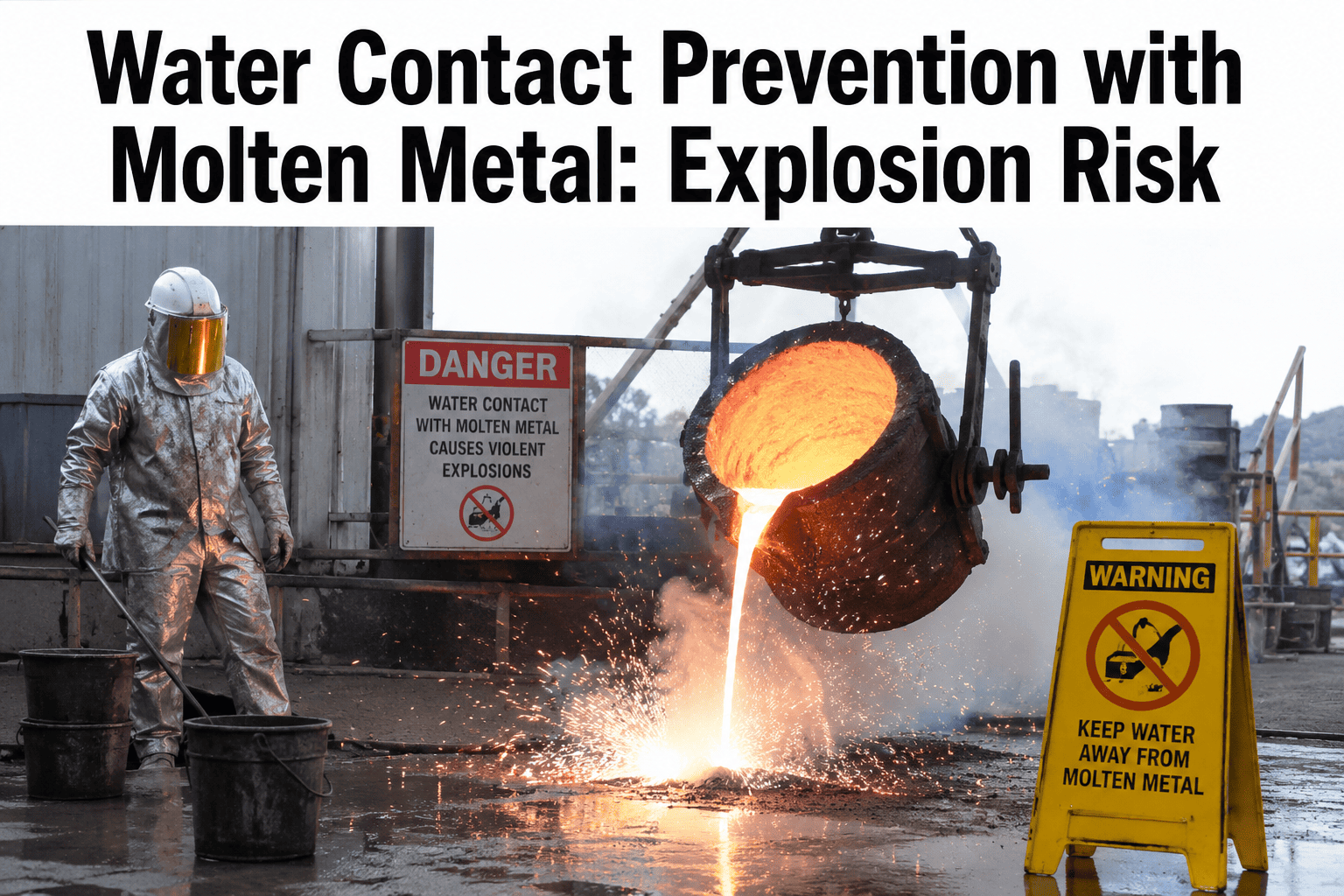 water-moisture-contact-prevention-molten-metal-explosion