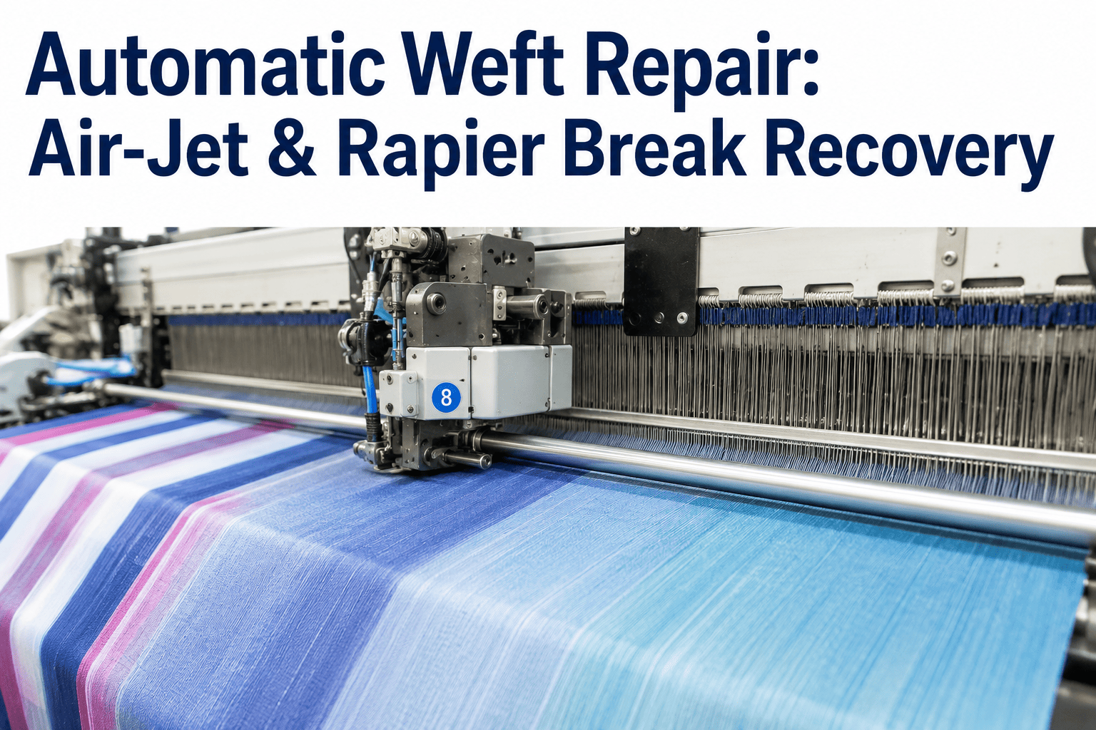 automatic-weft-repair-air-jet-rapier-break-recovery