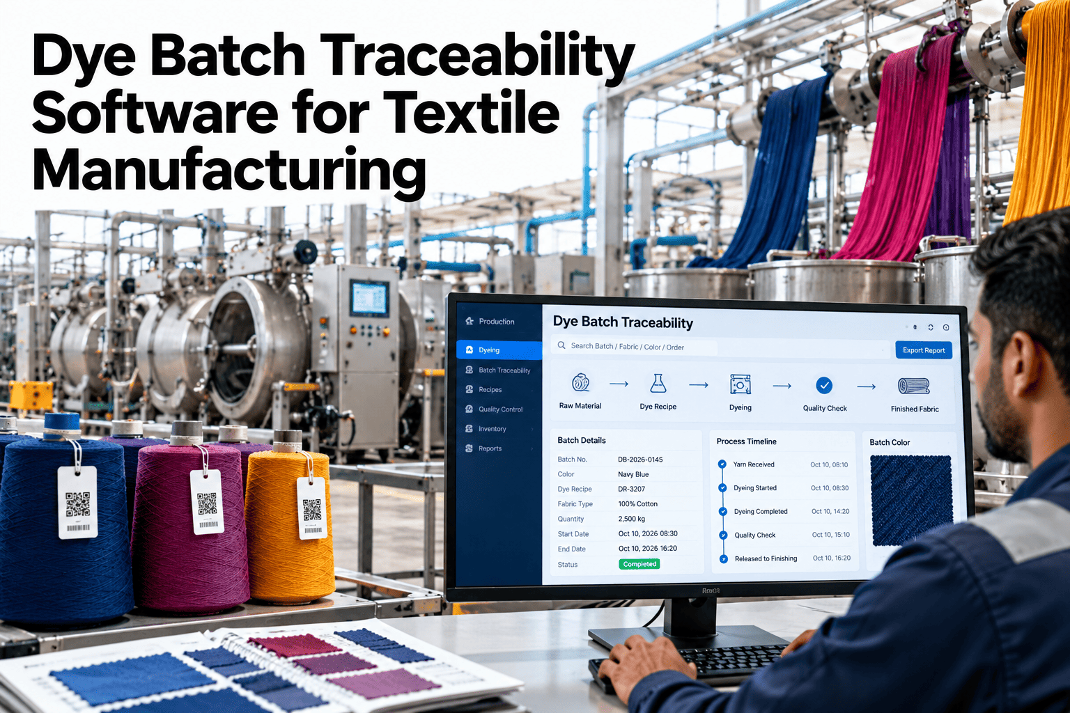 dye-batch-traceability-recipe-chemical-machine-shade