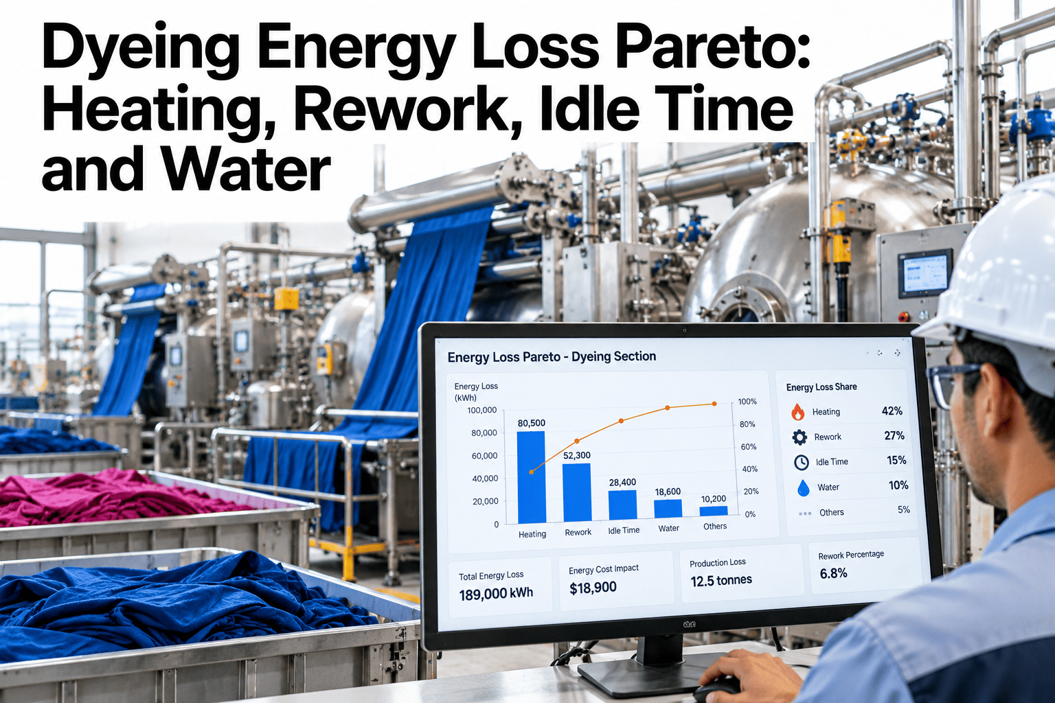 dyeing-energy-loss-pareto-heating-rework