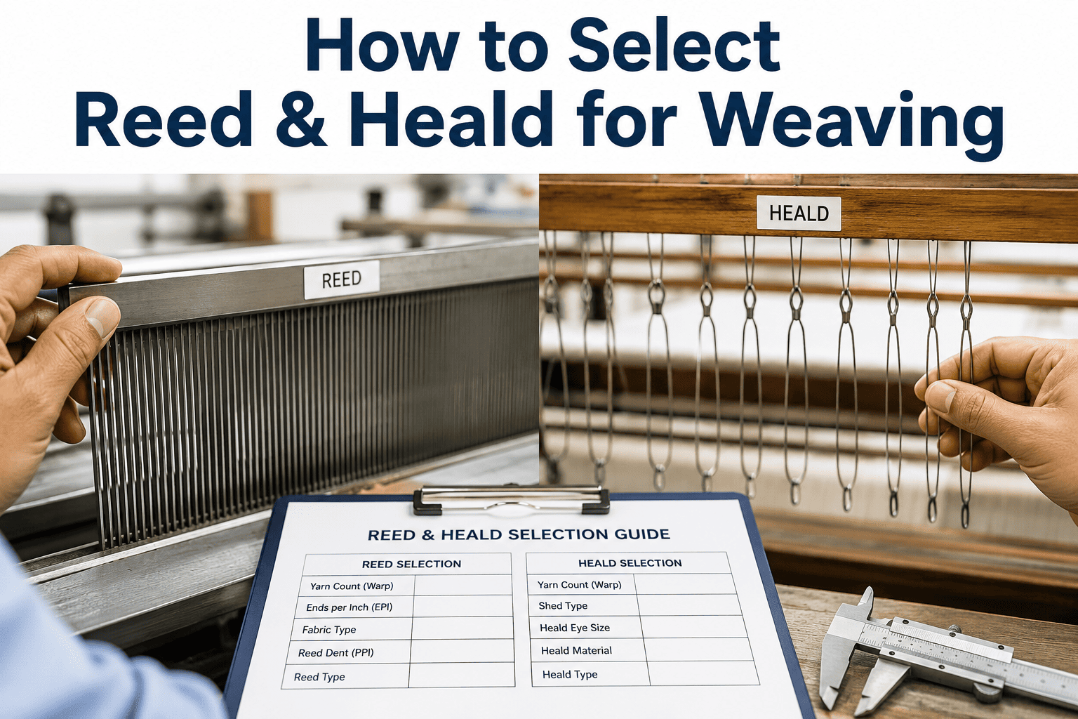 reed-and-heald-selection-weaving-parameters