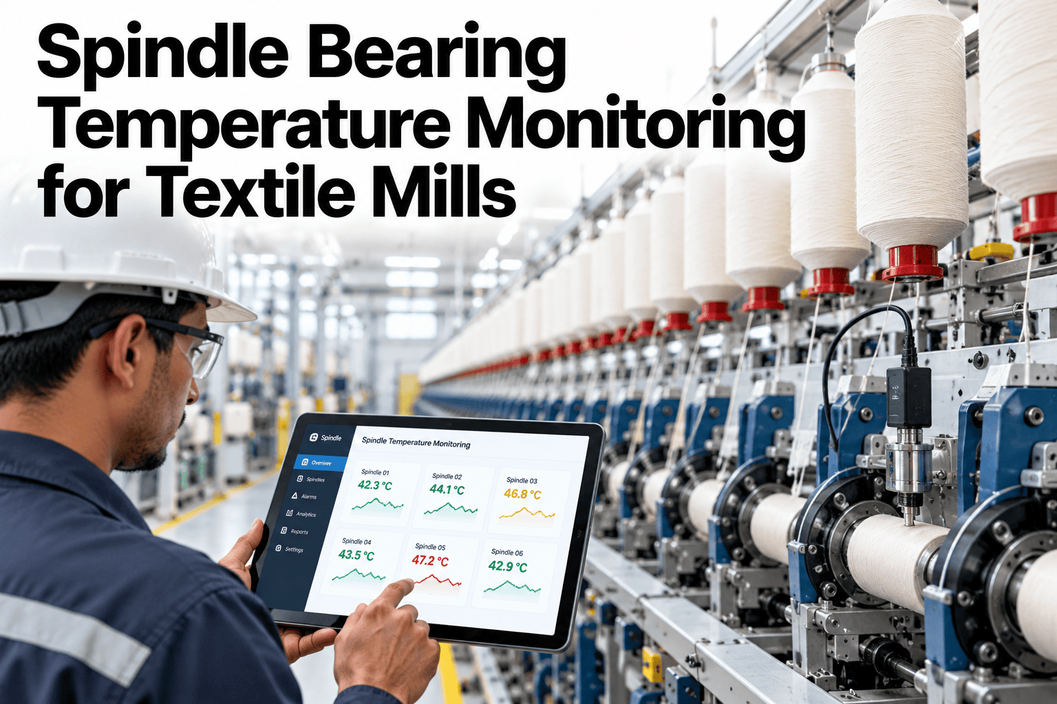 spindle-bearing-temperature-monitoring-textile