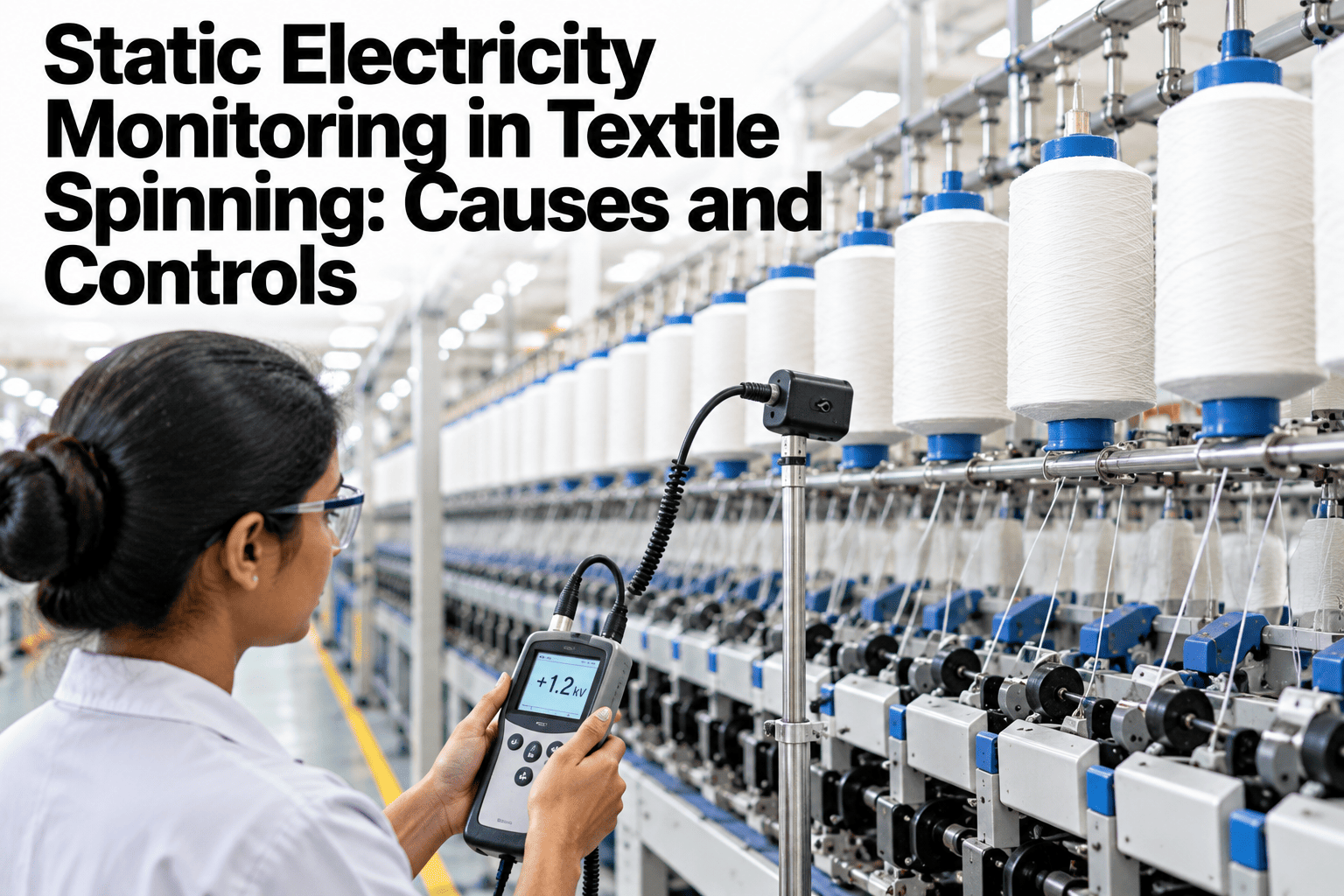 static-electricity-monitoring-textile-spinning