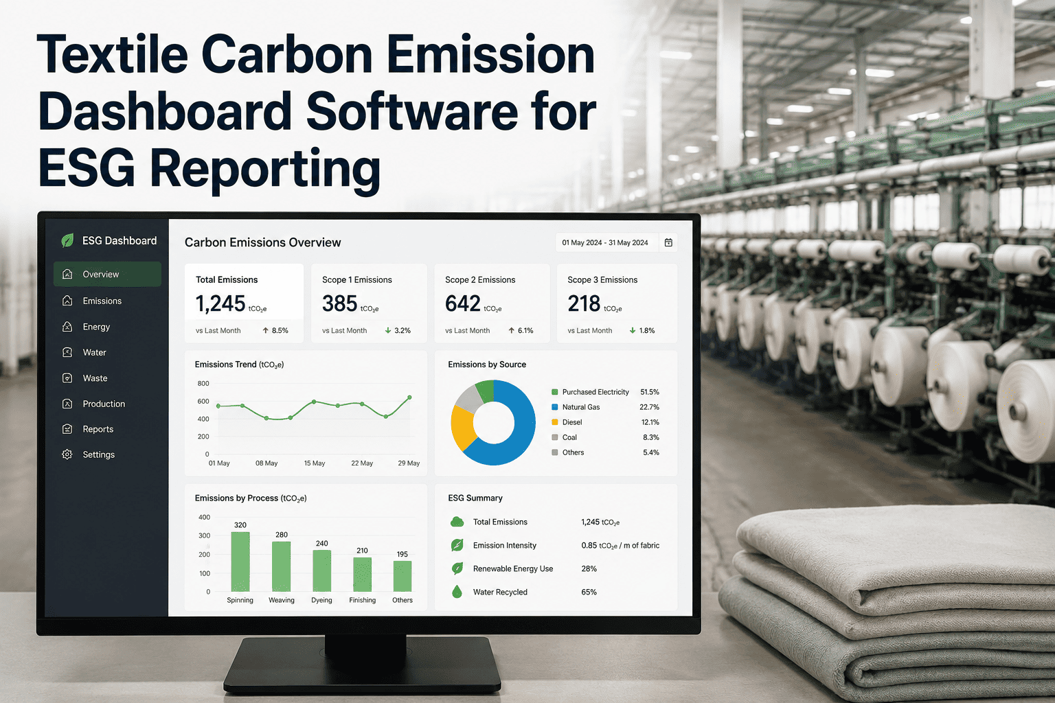 textile-carbon-emission-dashboard-software-for-esg-reporting