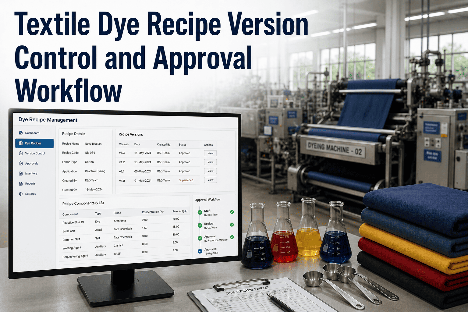 textile-dye-recipe-version-control-approval-workflow