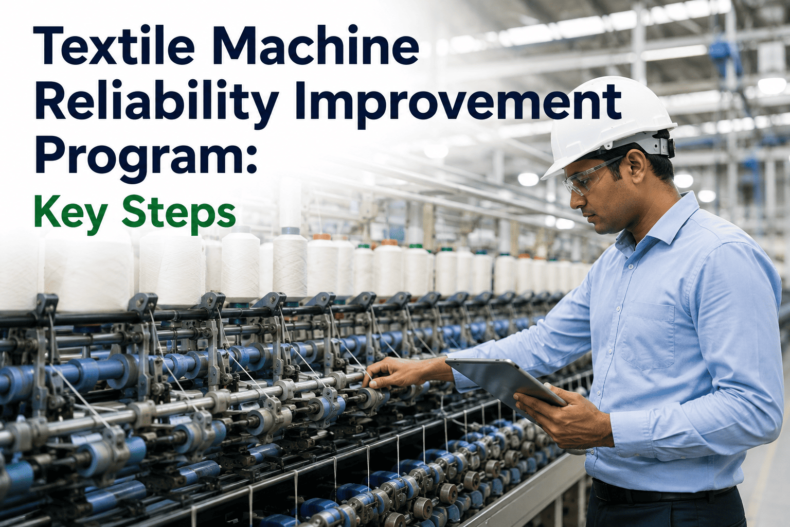 textile-machine-reliability-improvement-program-steps