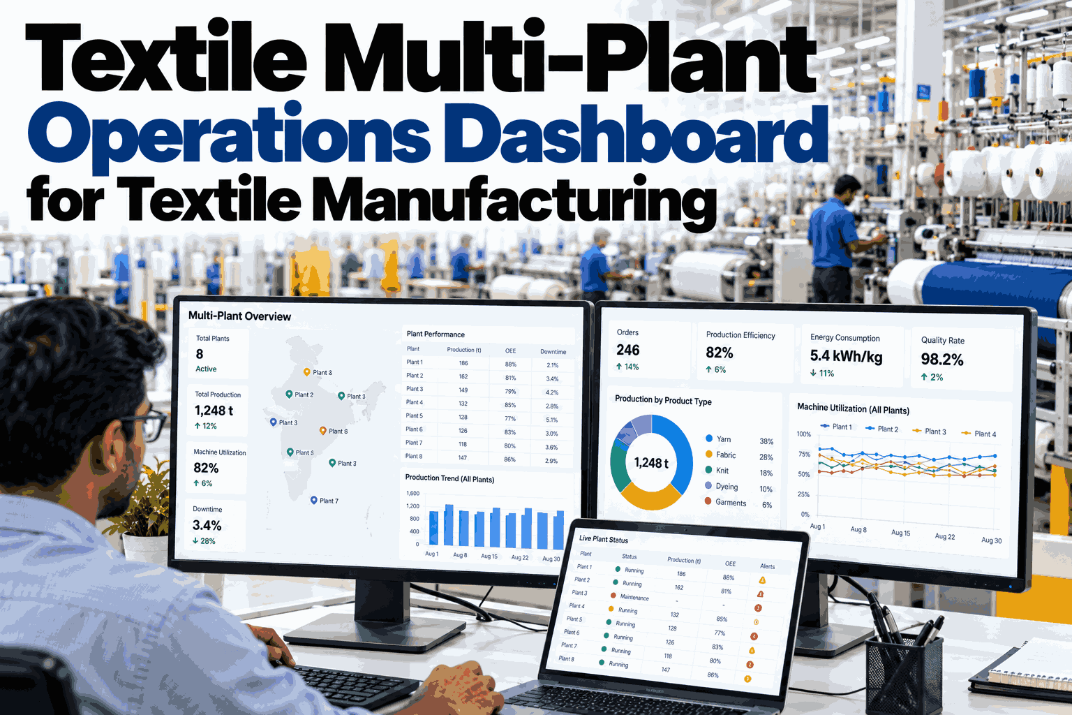 textile-multi-plant-operations-dashboard-standardize-kpis